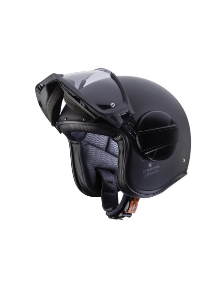 Casca Caberg model Ghost negru mat - fibra de sticla
