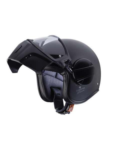 Casca Caberg model Ghost negru mat - fibra de sticla