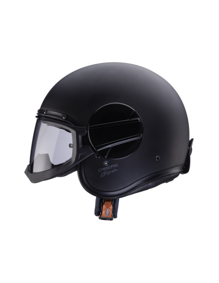 Casca Caberg model Ghost negru mat - fibra de sticla