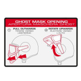 Casca Caberg model Ghost negru mat - fibra de sticla