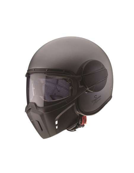 Casca Caberg model Ghost gun metal (titanium) mat - fibra de sticla
