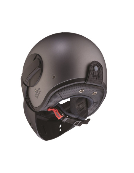 Casca Caberg model Ghost gun metal (titanium) mat - fibra de sticla