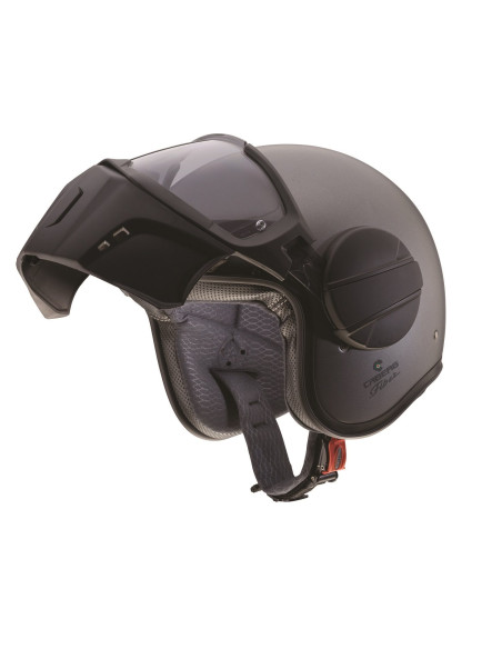 Casca Caberg model Ghost gun metal (titanium) mat - fibra de sticla