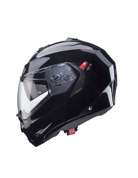 Casca modulabila (flip-up) Caberg model Duke X SV Smart black (negru lucios) Pinlock ready - lentila Pinlock NU este inclusa