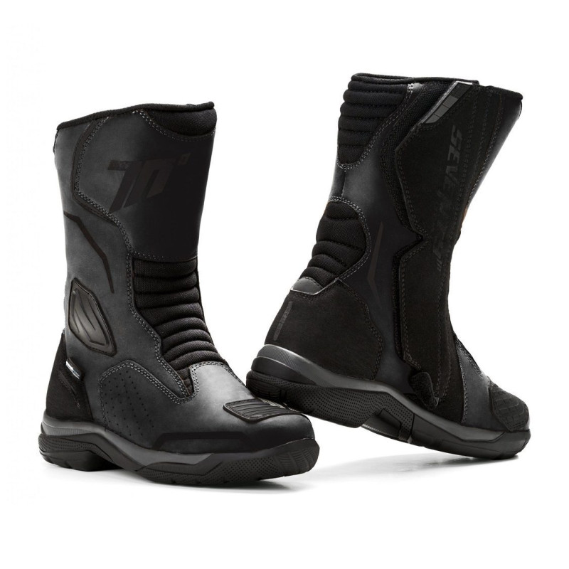 Ghete moto Touring Unisex Seventy model SD-BT13 culoare: negru