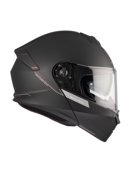 Casca modulabila MT Genesis SV A1 negru mat Pinlock ready - omologare noua ECE 22.06 - tip viziera: MT-V-25