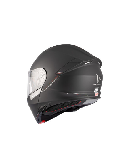Casca modulabila MT Genesis SV A1 negru mat Pinlock ready - omologare noua ECE 22.06 - tip viziera: MT-V-25