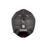 Casca modulabila MT Genesis SV A1 negru mat Pinlock ready - omologare noua ECE 22.06 - tip viziera: MT-V-25