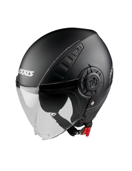 Casca Axxis model Metro S A1 negru lucios (open face) - omologare noua ECE 22.06 - tip viziera: MT-V-26B