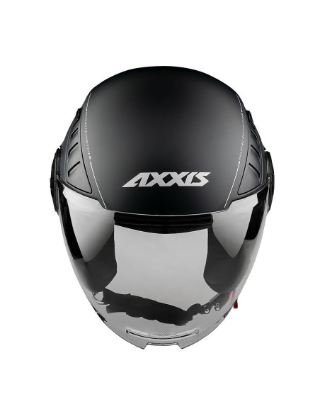 Casca Axxis model Metro S V2 A1 negru mat (open face) - omologare noua ECE 22.06 - tip viziera: MT-V-26B
