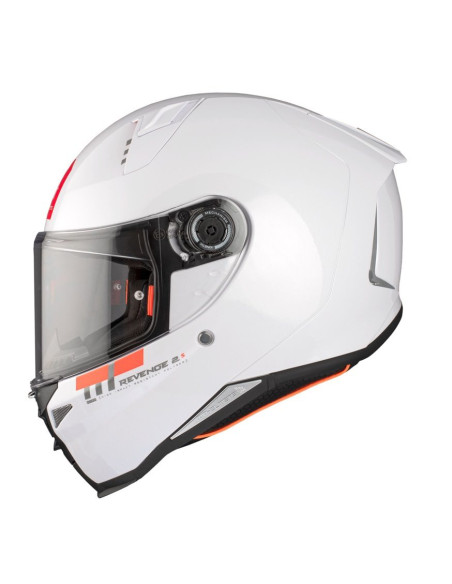 Casca integrala MT Revenge 2 S A0 alb lucios - omologare noua ECE 22.06 - tip viziera: MT-V-14B