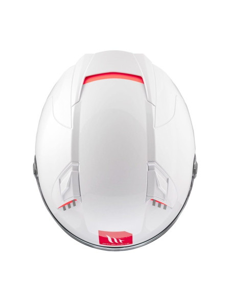 Casca integrala MT Revenge 2 S A0 alb lucios - omologare noua ECE 22.06 - tip viziera: MT-V-14B