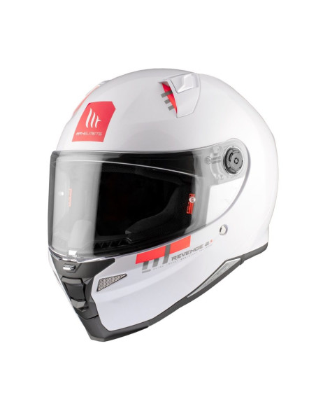 Casca integrala MT Revenge 2 S A0 alb lucios - omologare noua ECE 22.06 - tip viziera: MT-V-14B