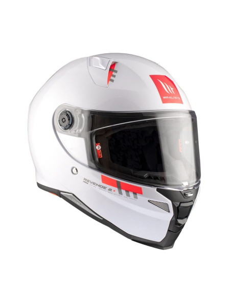 Casca integrala MT Revenge 2 S A0 alb lucios - omologare noua ECE 22.06 - tip viziera: MT-V-14B