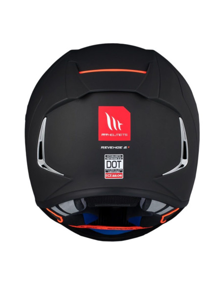 Casca integrala MT Revenge 2 S A1 negru mat - omologare noua ECE 22.06 - tip viziera: MT-V-14B