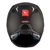 Casca MT Streetfighter SV S A1 negru mat (ochelari soare integrati) - masca (protectie) barbie si cozoroc detasabile - omologare