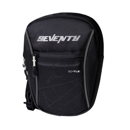 Borseta moto de picior Seventy model SD-TL2 - culoare: negru/alb