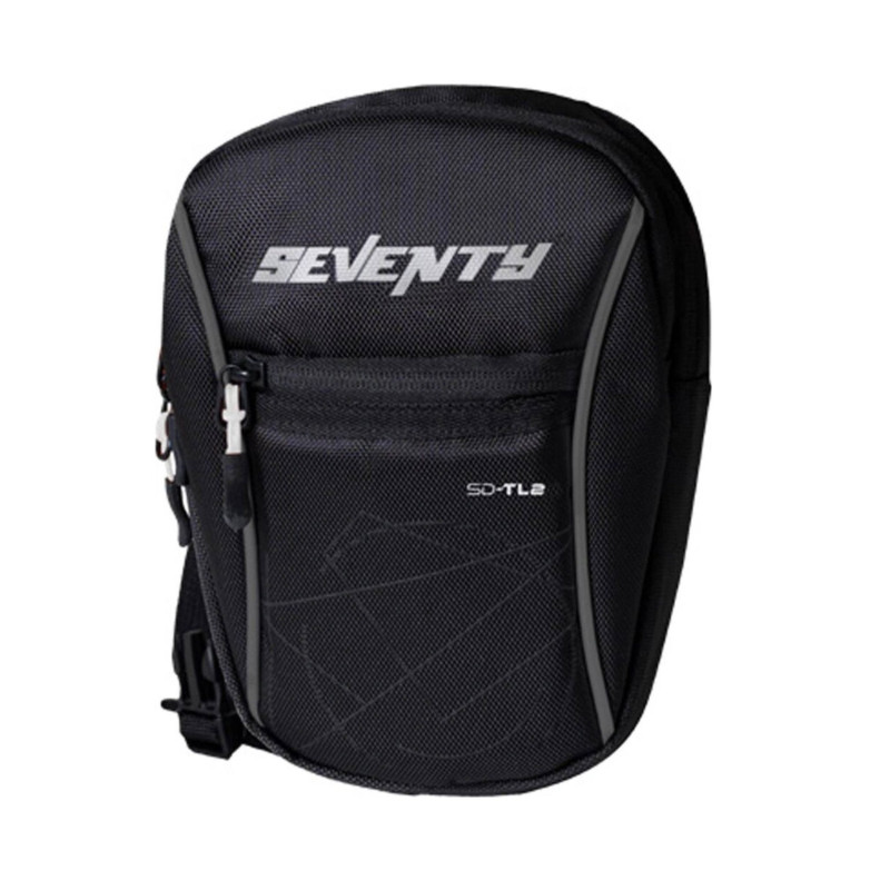 Borseta moto de picior Seventy model SD-TL2 - culoare: negru/alb