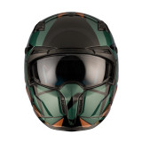 Casca MT Streetfighter SV S P1R A9 verde lucios (ochelari soare integrati) - masca (protectie) barbie si cozoroc detasabile - om