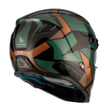Casca MT Streetfighter SV S P1R A9 verde lucios (ochelari soare integrati) - masca (protectie) barbie si cozoroc detasabile - om