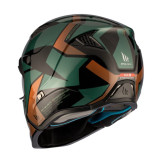 Casca MT Streetfighter SV S P1R A9 verde lucios (ochelari soare integrati) - masca (protectie) barbie si cozoroc detasabile - om