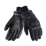 Manusi femei iarna Seventy model SD-C31 negru/roz – WinterTex - degete tactile