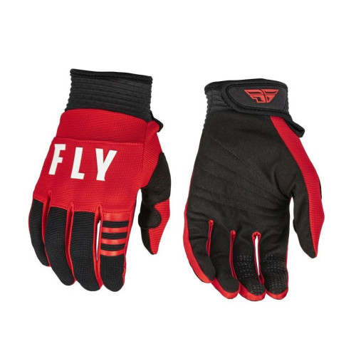 Manusi moto unisex cross-enduro Fly Racing model F-16 culoare: negru/rosu 2