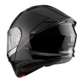 Casca modulabila MT Genesis SV A1 negru lucios Pinlock ready - omologare noua ECE 22.06 - tip viziera: MT-V-25