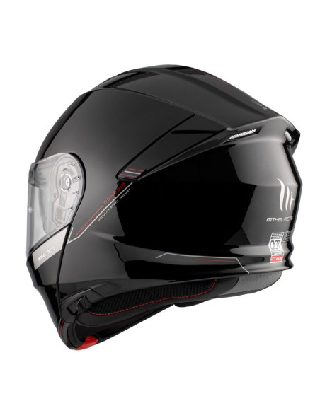 Casca modulabila MT Genesis SV A1 negru lucios Pinlock ready - omologare noua ECE 22.06 - tip viziera: MT-V-25