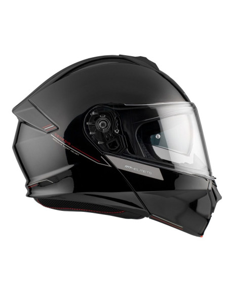 Casca modulabila MT Genesis SV A1 negru lucios Pinlock ready - omologare noua ECE 22.06 - tip viziera: MT-V-25