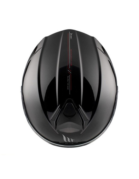 Casca modulabila MT Genesis SV A1 negru lucios Pinlock ready - omologare noua ECE 22.06 - tip viziera: MT-V-25