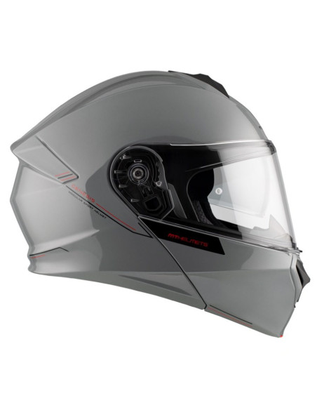 Casca modulabila MT Genesis SV A12 gri lucios Pinlock ready - omologare noua ECE 22.06 - tip viziera: MT-V-25