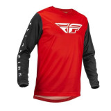 Tricou (bluza) cross-enduro Fly Racing model F-16 culoare: negru/rosu