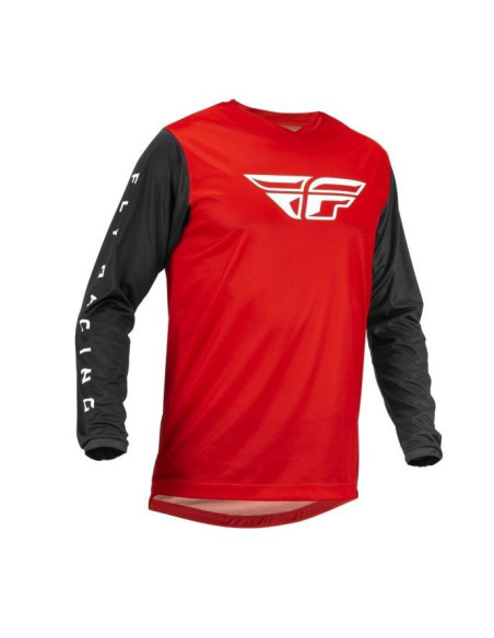 Tricou (bluza) cross-enduro Fly Racing model F-16 culoare: negru/rosu