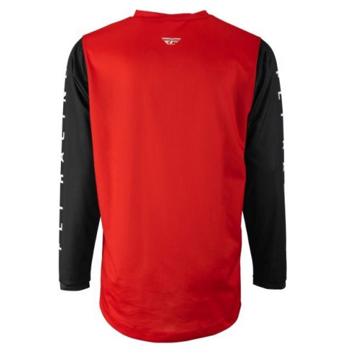 Tricou (bluza) cross-enduro Fly Racing model F-16 culoare: negru/rosu 2