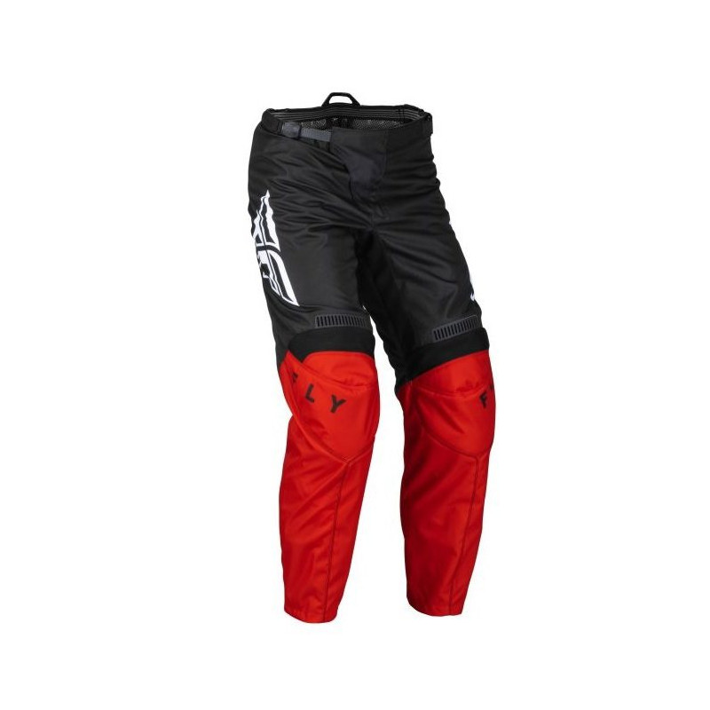 Pantaloni motociclete cross-enduro Fly Racing model F-16 culoare: negru/rosu