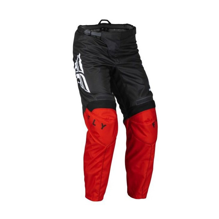 Pantaloni motociclete cross-enduro Fly Racing model F-16 culoare: negru/rosu
