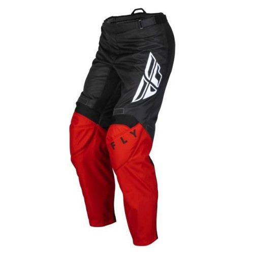 Pantaloni motociclete cross-enduro Fly Racing model F-16 culoare: negru/rosu 2
