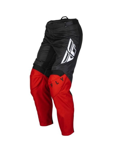 Pantaloni motociclete cross-enduro Fly Racing model F-16 culoare: negru/rosu