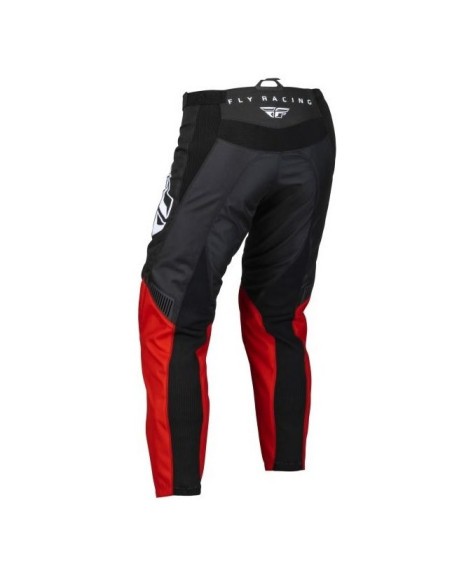 Pantaloni motociclete cross-enduro Fly Racing model F-16 culoare: negru/rosu