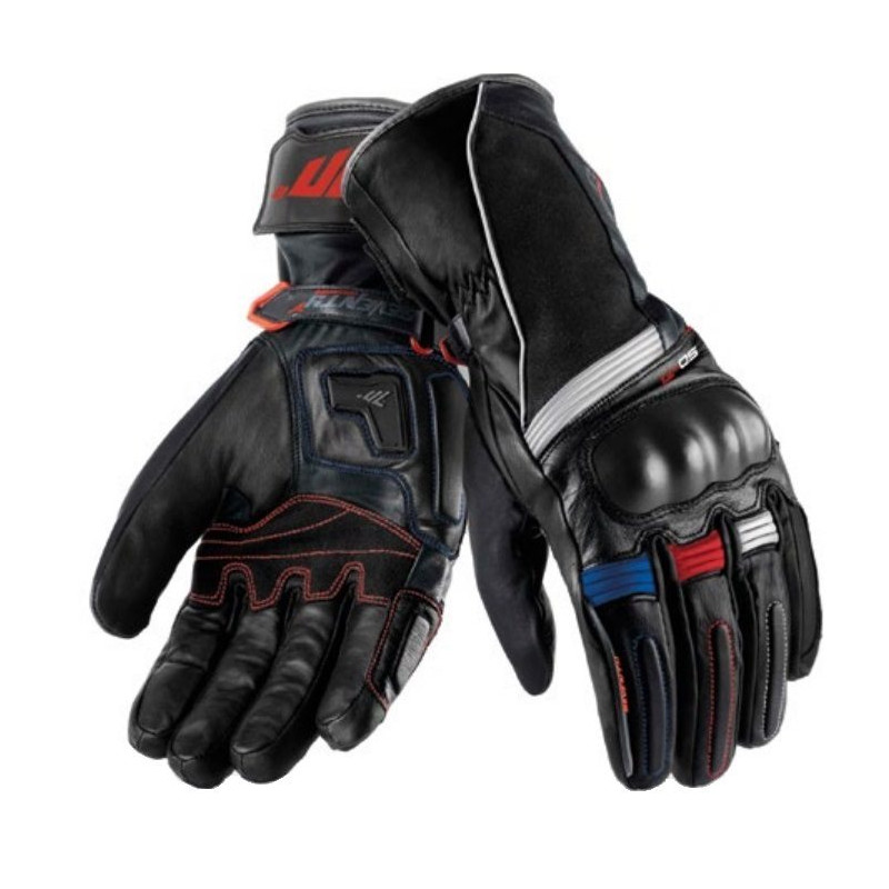 Manusi barbati Touring iarna Seventy model SD-T1 negru/albastru/rosu – WinterTex - degete tactile