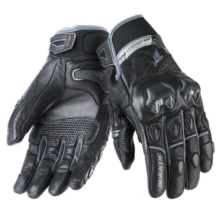 Manusi barbati Racing/Naked iarna Seventy model SD-N47 negru/gri