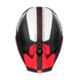 Casca MT Streetfighter SV S Totem B15 rosu mat (ochelari soare integrati) - masca (protectie) barbie si cozoroc detasabile - omo