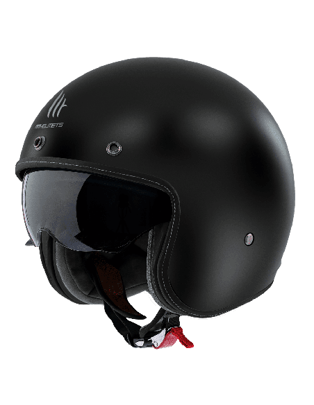 Casca open face motociclete MT Le Mans 2 S SV negru mat (ochelari soare integrati) - omologare noua ECE 22.06