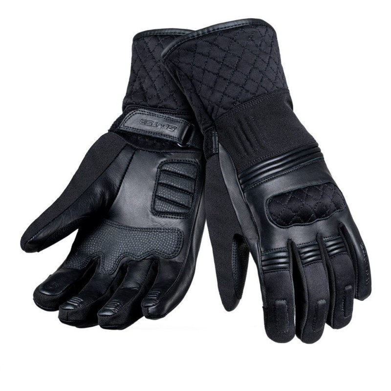 Manusi femei (dama) piele Touring iarna Seventy model SD-T53 negru