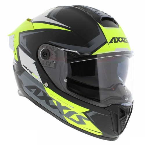 Casca integrala Axxis Hawk SV Judge B3 galben fluor mat negru mat (ochelari soare integrati) - tip viziera: MT-V-31 2