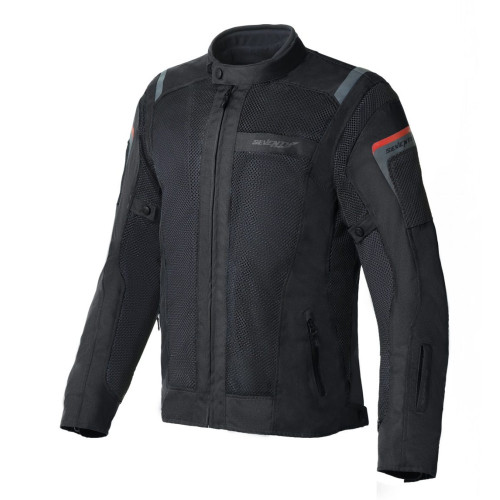 Geaca (jacheta) motociclete barbati Touring Seventy vara model SD-JT56 culoare: negru