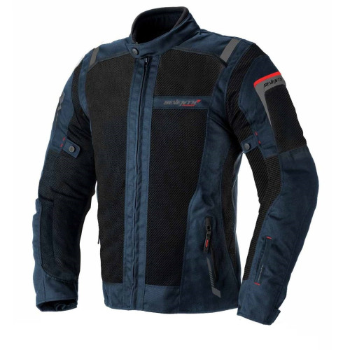 Geaca (jacheta) motociclete barbati Touring Seventy vara model SD-JT56 culoare: albastru/negru
