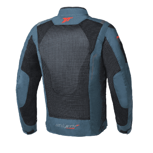 Geaca (jacheta) motociclete barbati Touring Seventy vara model SD-JT56 culoare: albastru/negru 2