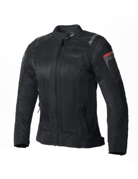 Geaca (jacheta) motociclete femei Touring Seventy vara model SD-JT58 culoare: negru